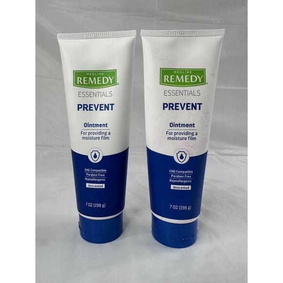 Medline Remedy Barrier Ointment Essentials Prevent Hypoallergenic 7oz Lot Of 2 - Picture 2 of 3